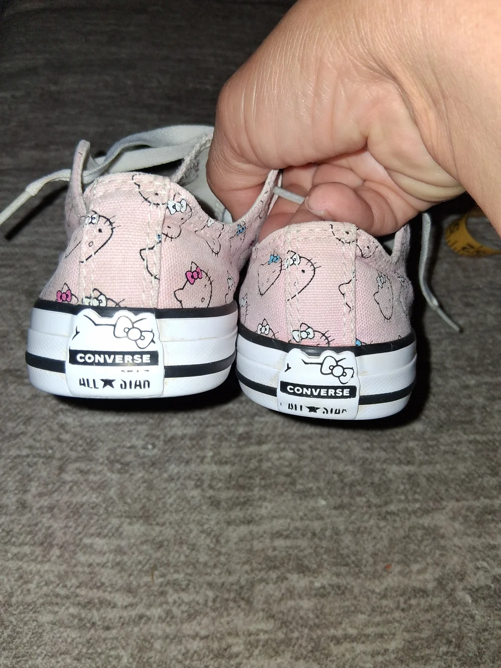Hello Kitty x Converse Pink Low Top Sneakers